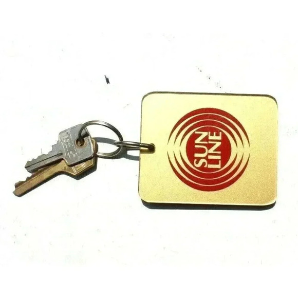 Vintage (#33) Sun Line Ship Hotel Motel ROOM KEY Keychain (5 of 300) - Picture 1 of 2